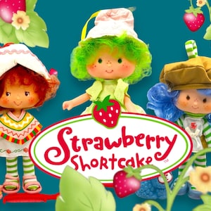 Strawberry Shortcake Friends & Pets Cafe Ole met burrito-limoen chiffon met parfait crêpe suzette met Eclair Poodle G1 kenner vintage - aan jou de keuze