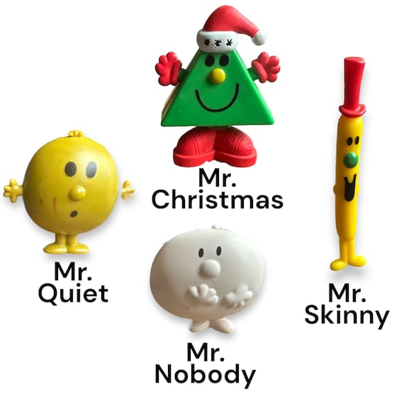 Mcdonalds, Mr Men, Happy Meal Toys Classic Cartoon Action Figures