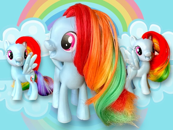 My Little Pony Rainbow Dash Generation 3.5 Equestria Friends 3 Inch Pony  Figure by Hasbro Pre-loved -  Canada