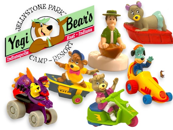 Yogi Bear Wacky Racers Dicky Dasterdly Mcdonalds Hardee's Hanna