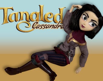 Rare Cassandra Doll Articulated Disney's Rapunzel Tangled 11" Doll - Pre Loved