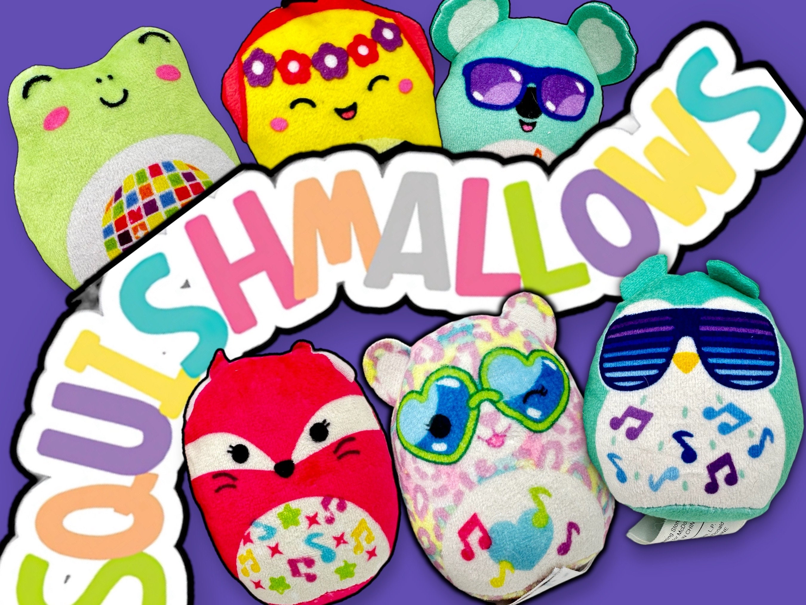 Squishmallows McDonald's 2023 Happy Meal Mjni Plush Squishy Toys Pre Loved You Pick