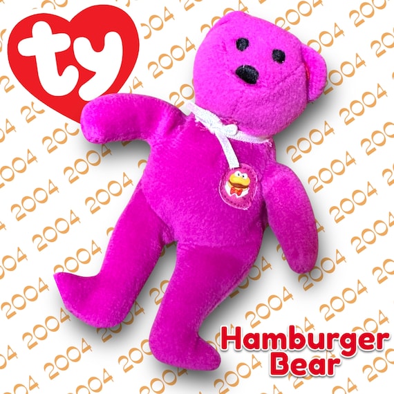 ぬいぐるみ ANNIVERSARY BEARS STORY 2004 2004 TY 25th Anniversary Bears Mcdonalds Happy Meal Beanie Babies