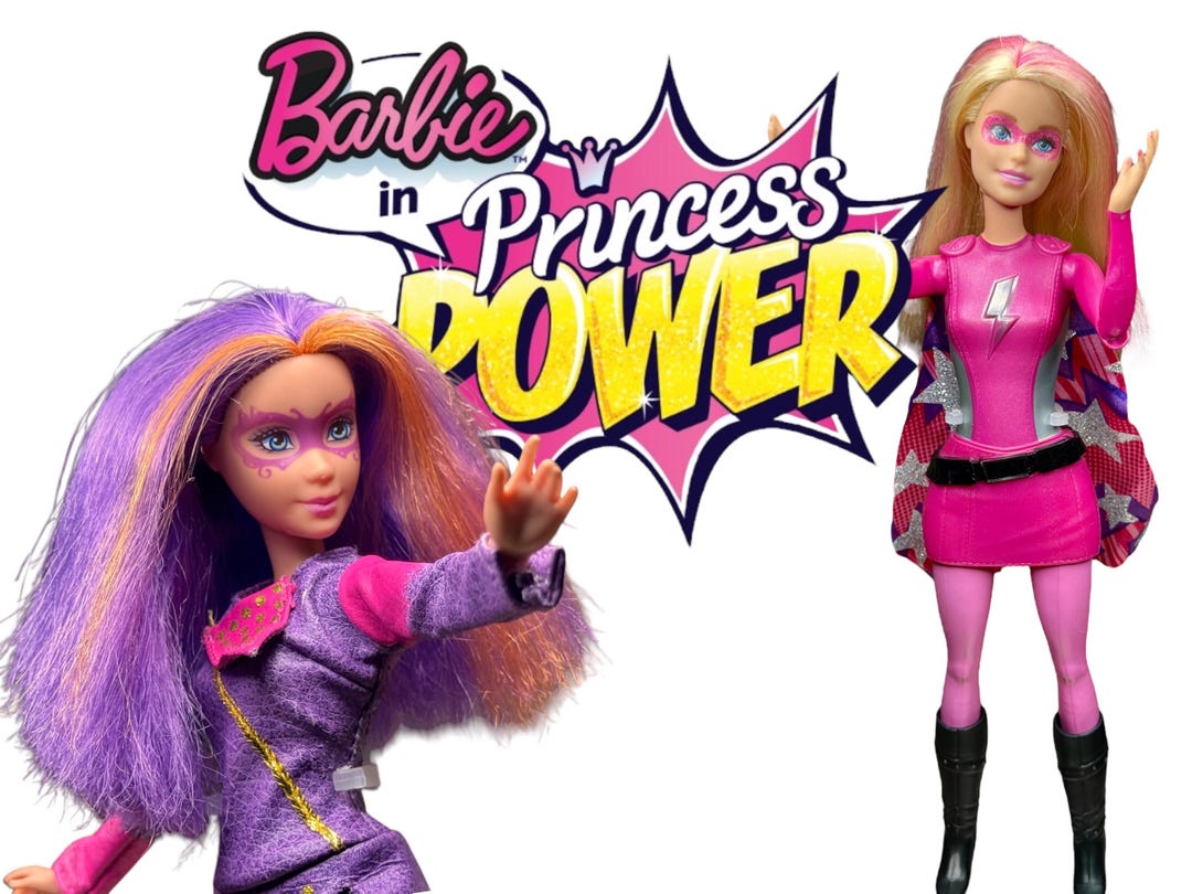 Barbie Doll Super Sparkle And Dark Sparkle Barbie In Princess