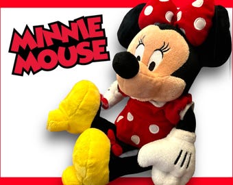 Peluche de ratón en miniatura de Disney Store, grande, de 18 pulgadas, de segunda mano, vintage