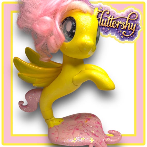 My Little Pony Sea Pony Figures, Fluttershy and Pinkie Pie (2017