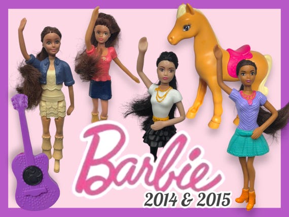 Barbie s Life in the Dream House 2014 15 Mcdonald s Happy Meal Toys Brushable Mini Fashion Dolls Pre loved You Pick Etsy Canada