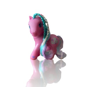 Toola Roola Frosted Pink Swirl G3 Pied magnétique My Little Pony 2005 Hasbro