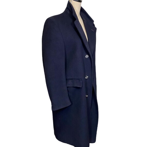 ジャケット・アウター Na.e Wool&Cashmere Button Coat Vintage Men's SIZE 46 Wool Cashmere Blue Coat/3m Thinsulate