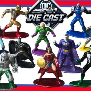 DC Comics Diecast 1-Inch Super Hero Actionfiguren - Wählen Sie Ihren Lieblingshelden oder -bösewicht