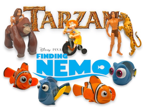 Disney s Tarzan Finding Nimo Movie Mcdonalds Happy Meal Toys You Pick Etsy