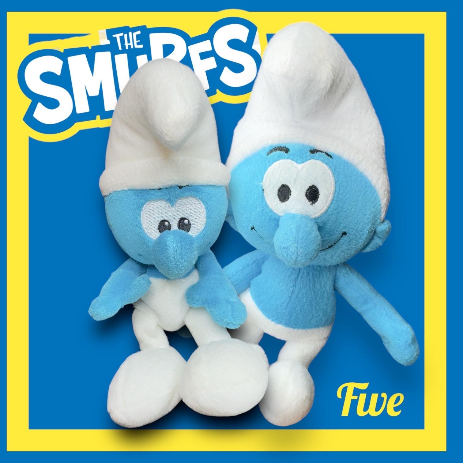 Vintage Smurf Plush Toy, Ganz Bros. or Jakks Pacific, You Pick