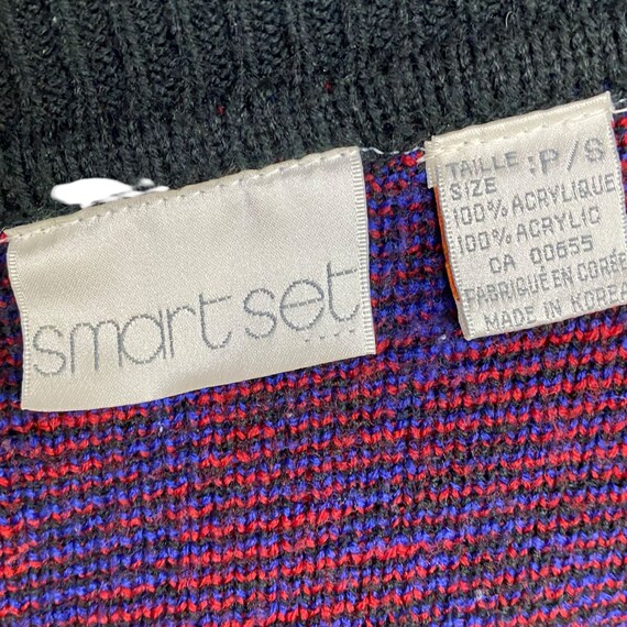 80's novelty sweater 1980's Vintage "Smart Set"  … - image 10