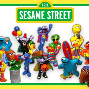 Vintage Sesame Street PVC Figures by Applause 3” Scale 1980/ 1990&#39;s Pick Your Favourite
