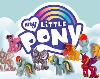 Sac aveugle G3 / G4 My Little Pony Mini figurines Pégase Alicorne et princesse, Hasbro 2010 au choix