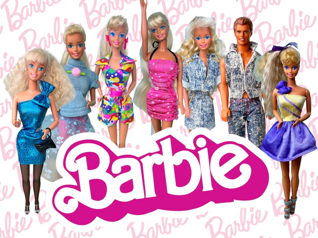 ♛Vintage◈ Barbie&Ken ♢♦OnParade!◈稀少♦♢レア Barbie & Ken 1980's and 90's Crimped and Curley, Vintage Pop Rock