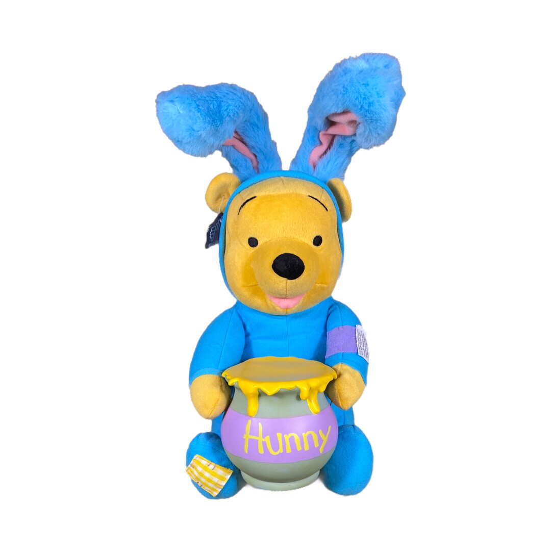 2000's Easter Bunny Winnie the Pooh Talking Plush Etsy