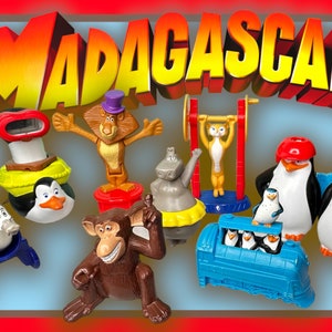 McDonalds Madagascar  & Penguins Happy Meal Toys Dreamwork's - You Pick