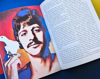 Vintage Beatles Book 1980 Rolling Stone Press Andy Warhol Cover