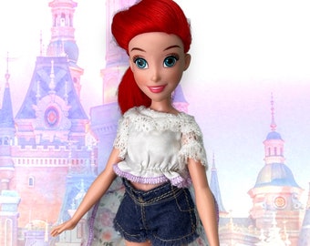 Look de moda de princesa casual de Arial, La Sirenita, Disney Store Pre Loved
