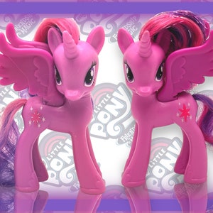 Princess Twilight Sparkle G4 Original or Tincel Hair Unicorn Pegasus My Little Pony 4" Brushable Hasbro You Pick