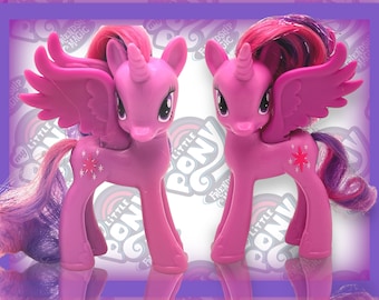Princess Twilight Sparkle G4 Original or Tincel Hair Unicorn Pegasus My Little Pony 4" Brushable Hasbro You Pick