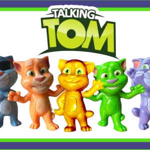 2016 McDonald’s Talking Tom and Friends Happy Meal Toys – You Pick