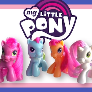 G3.5 My Little Pony 2009 McDonalds Happy Meal Toys, Brush-able Tail Pony Figure - New & Pre Loved - You Pick