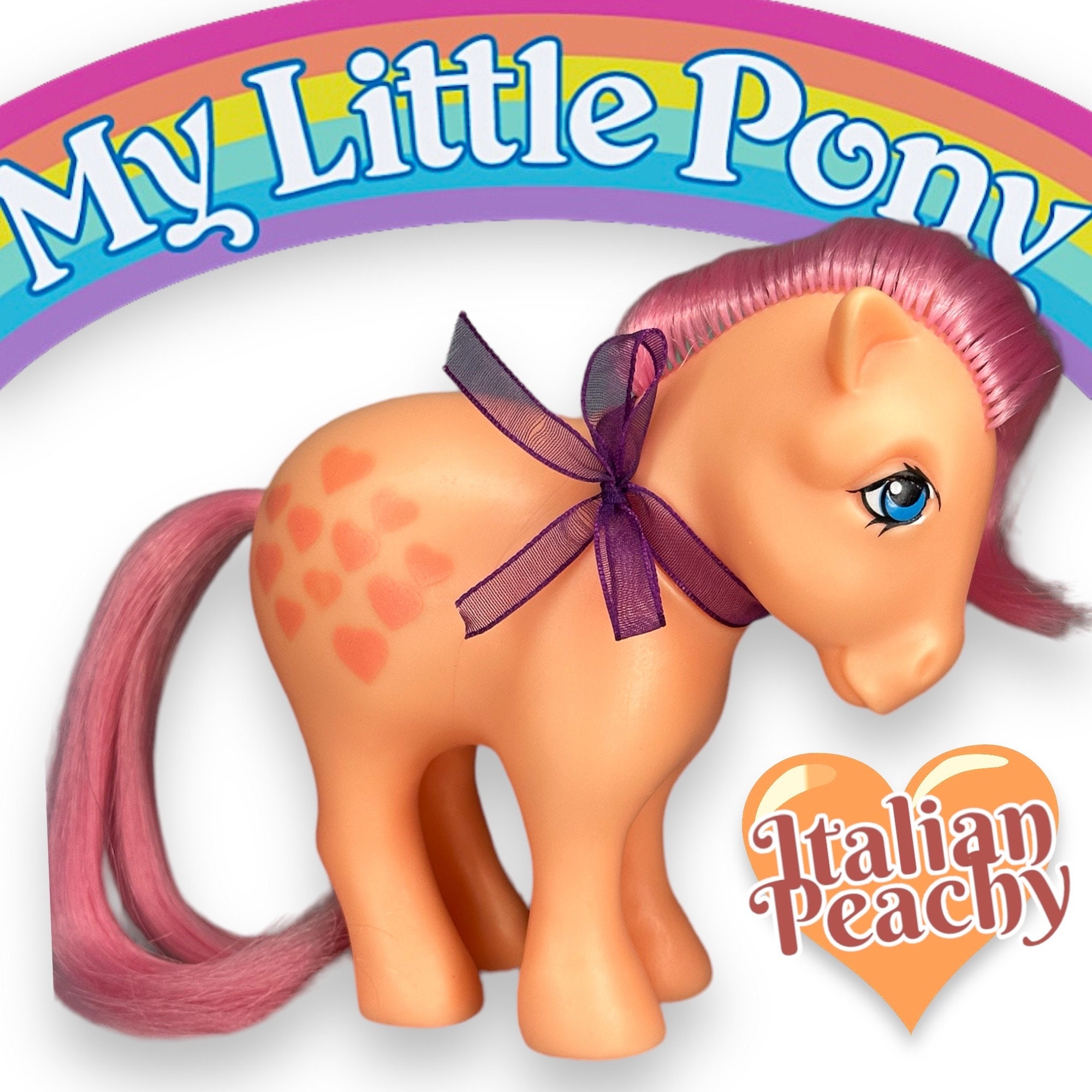 Peachy Italian My Little Pony Generation 1 1982 Hasbro Vintage - Etsy