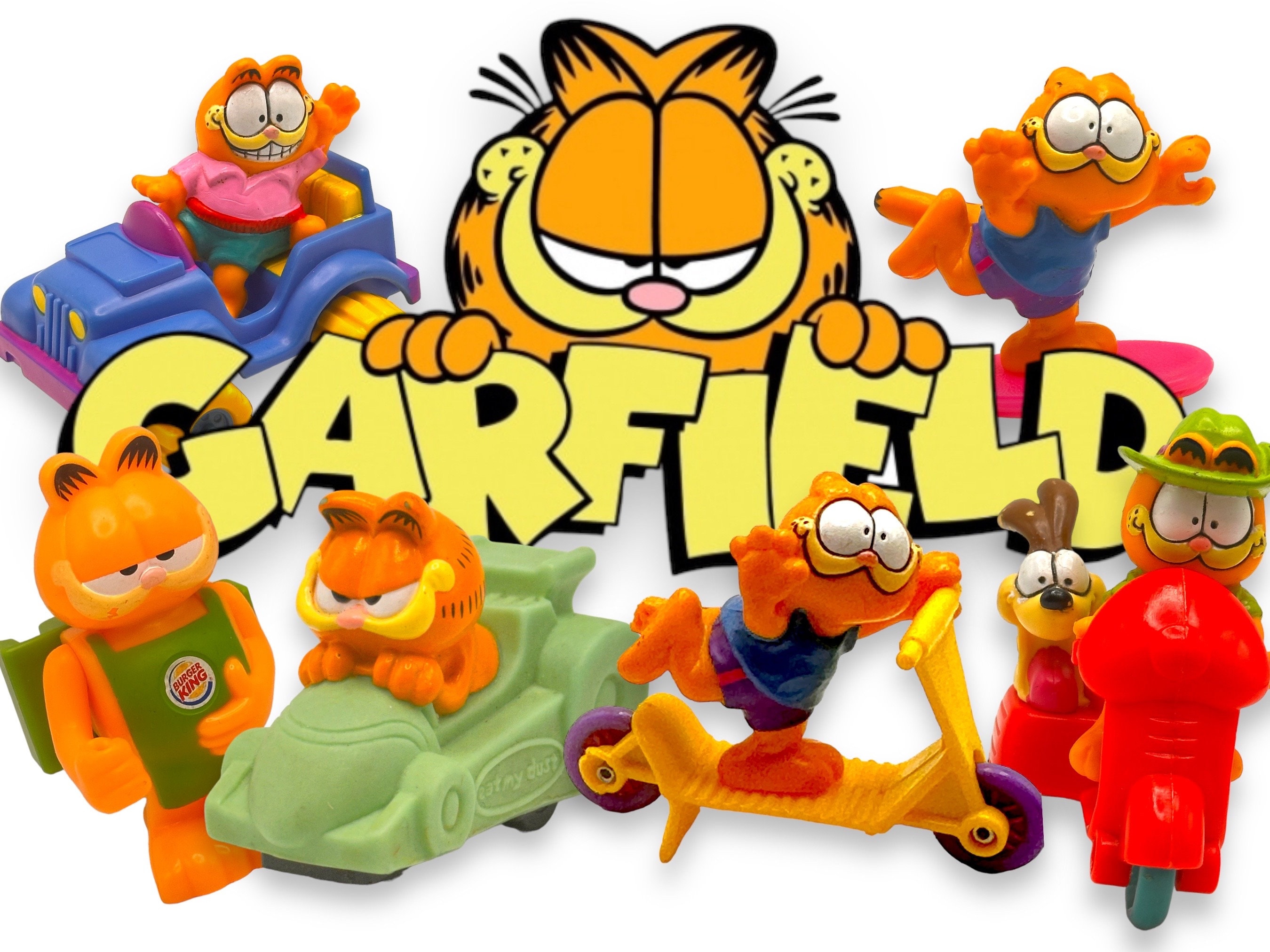 Garfield Burger King & Mcdonalds Happy Meal GO GO Garfield