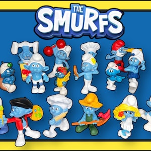 McDonald&#39;s “Smurfs” 2011 Happy Meal Toys, 3” Cartoon Action Figures e- You Pick
