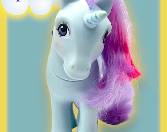 Sparkler G1 Unicorn My Little Pony, Blue Diamond Year Three