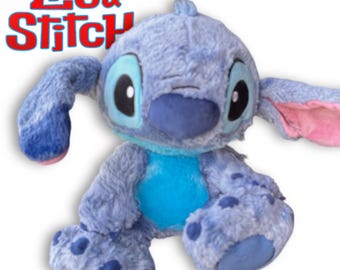 Peluche Stitch de Disney Store, Lilo & Stitch Fuzzy Alien, 10" Usado