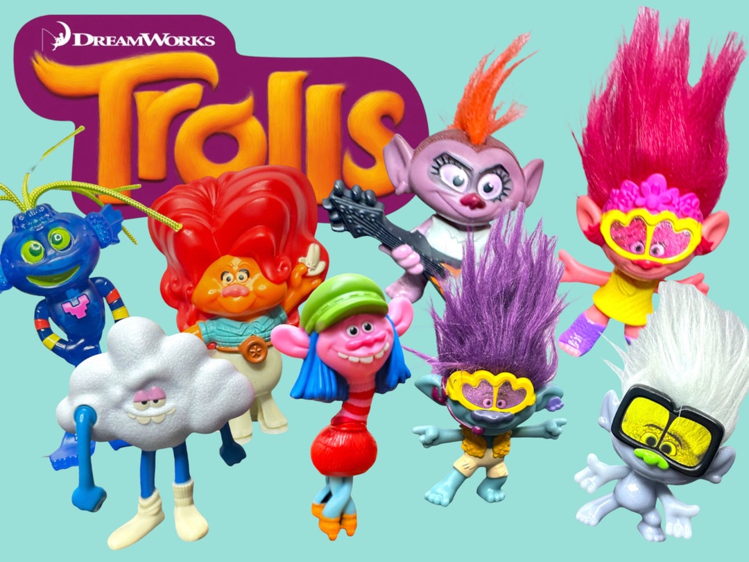 Mcdonald's Happy Trolls Juguetes Mcdonalds 2020 McDonalds