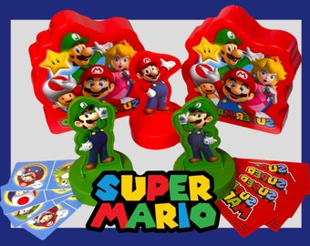McDonalds, "Super Mario Bros" Happy Meal-leksak Nintendo-kortspel, lot