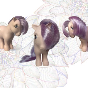 My Little Pony “Blossom&quot; G1 1983 Vintage Pony Figure by zHasbro - Pre Loved