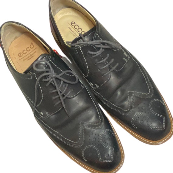 Maat 11 Heren Wing Tip Designer Schoenen van Ecco - Etsy Nederland