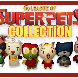 2022 McDonald&#39;s &quot;DC League of Super-Pets&quot; Plush Happy Meal Toys