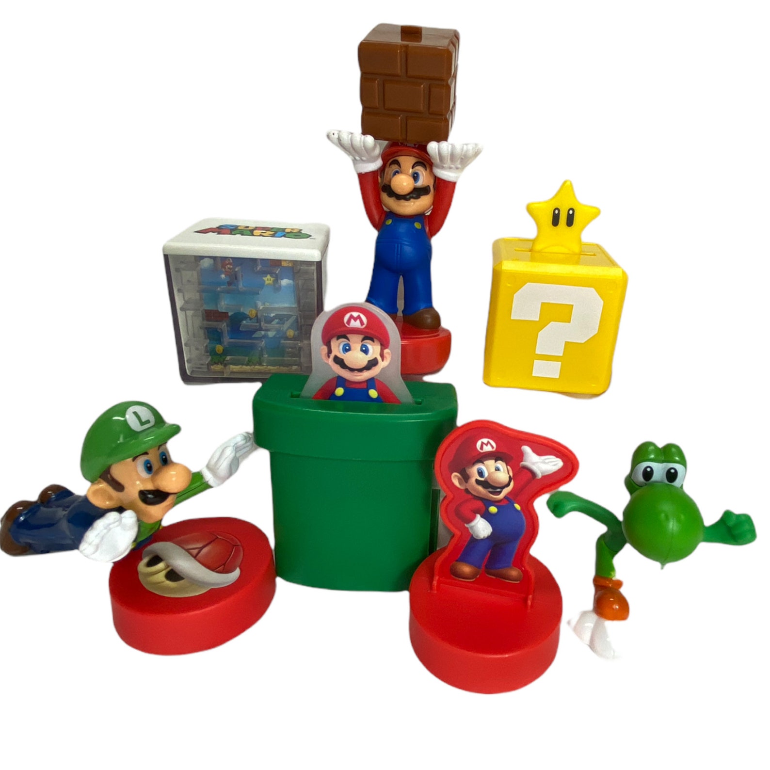 McDonalds Super Mario Toy Lot Etsy