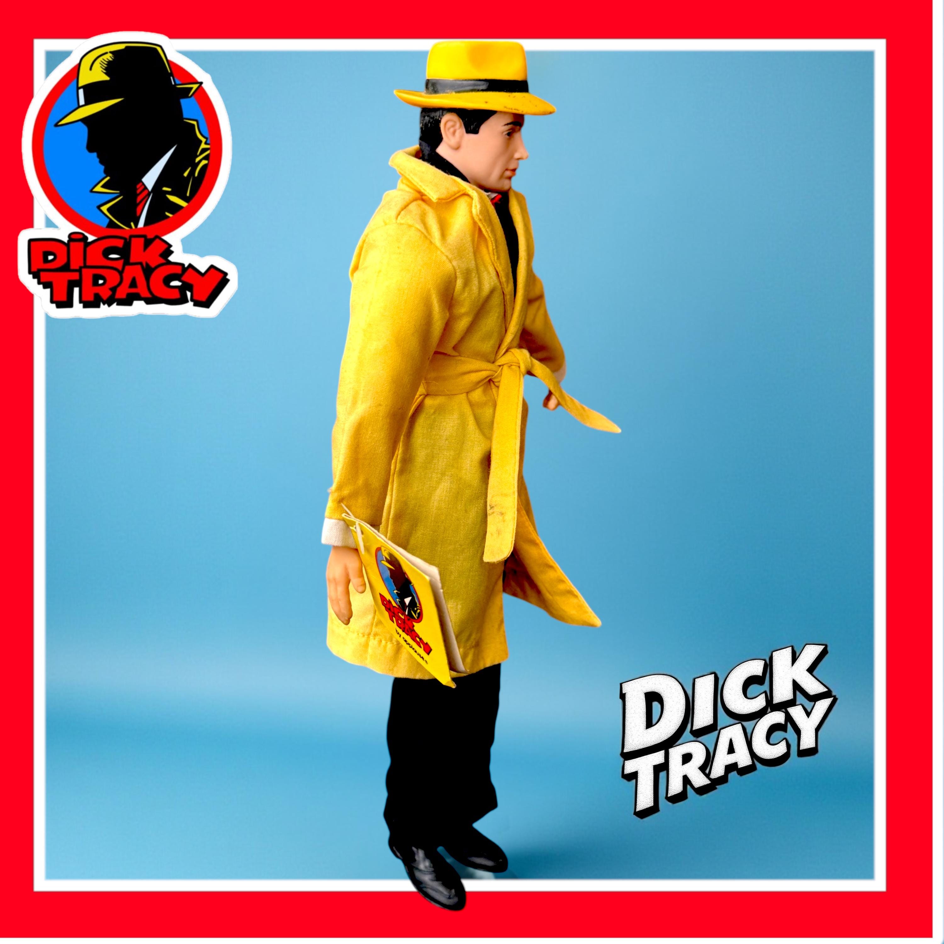 Vintage Dick Tracy Action Figure, 1990 Applause, 10 Inch, You Pick
