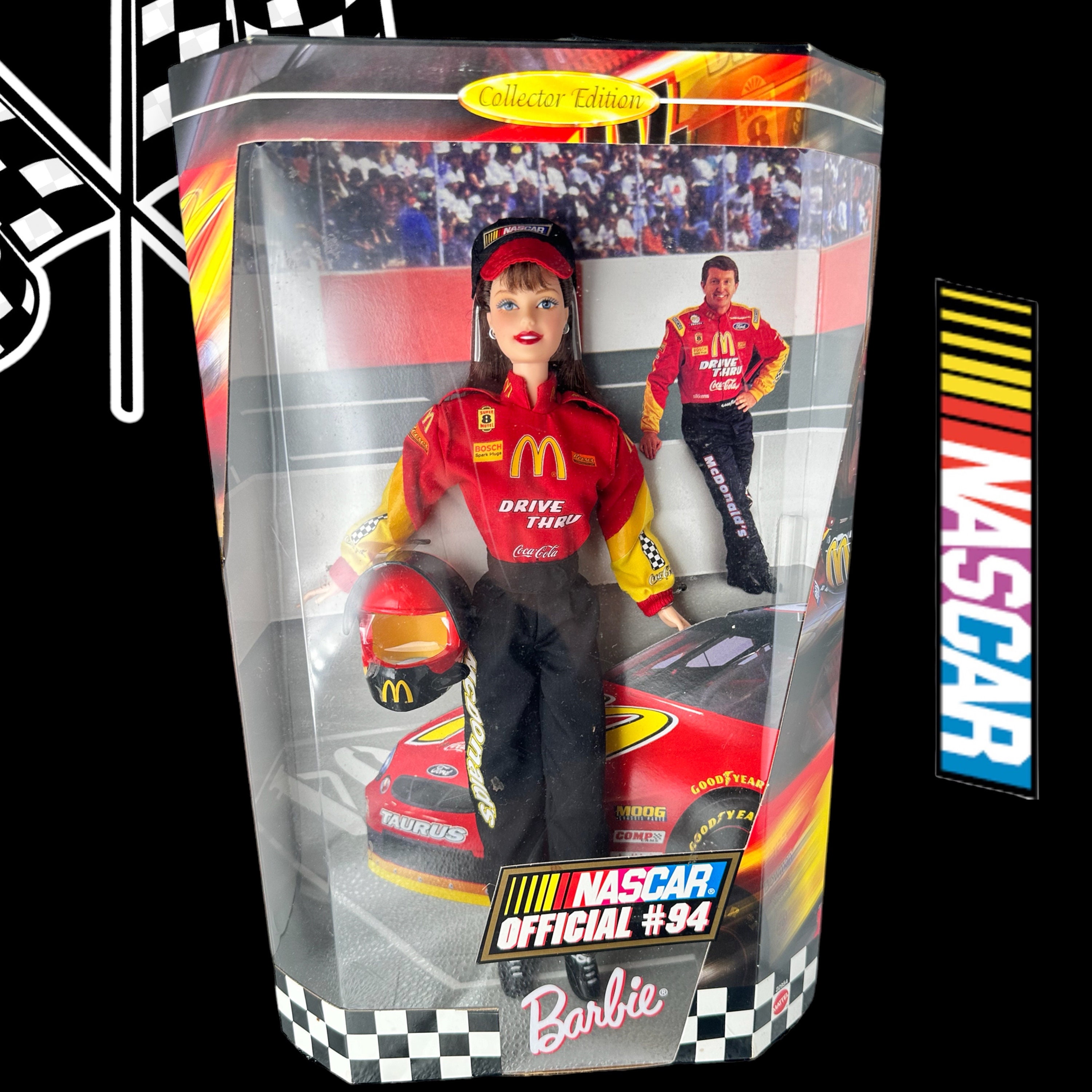 Barbie NASCAR Collectors Edition 1998 50th Anniversary and 1999