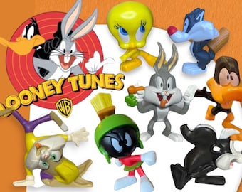 McD Loonie Tunes 2020 Happy Meal Toys Cartoon Action Figures - You Pick