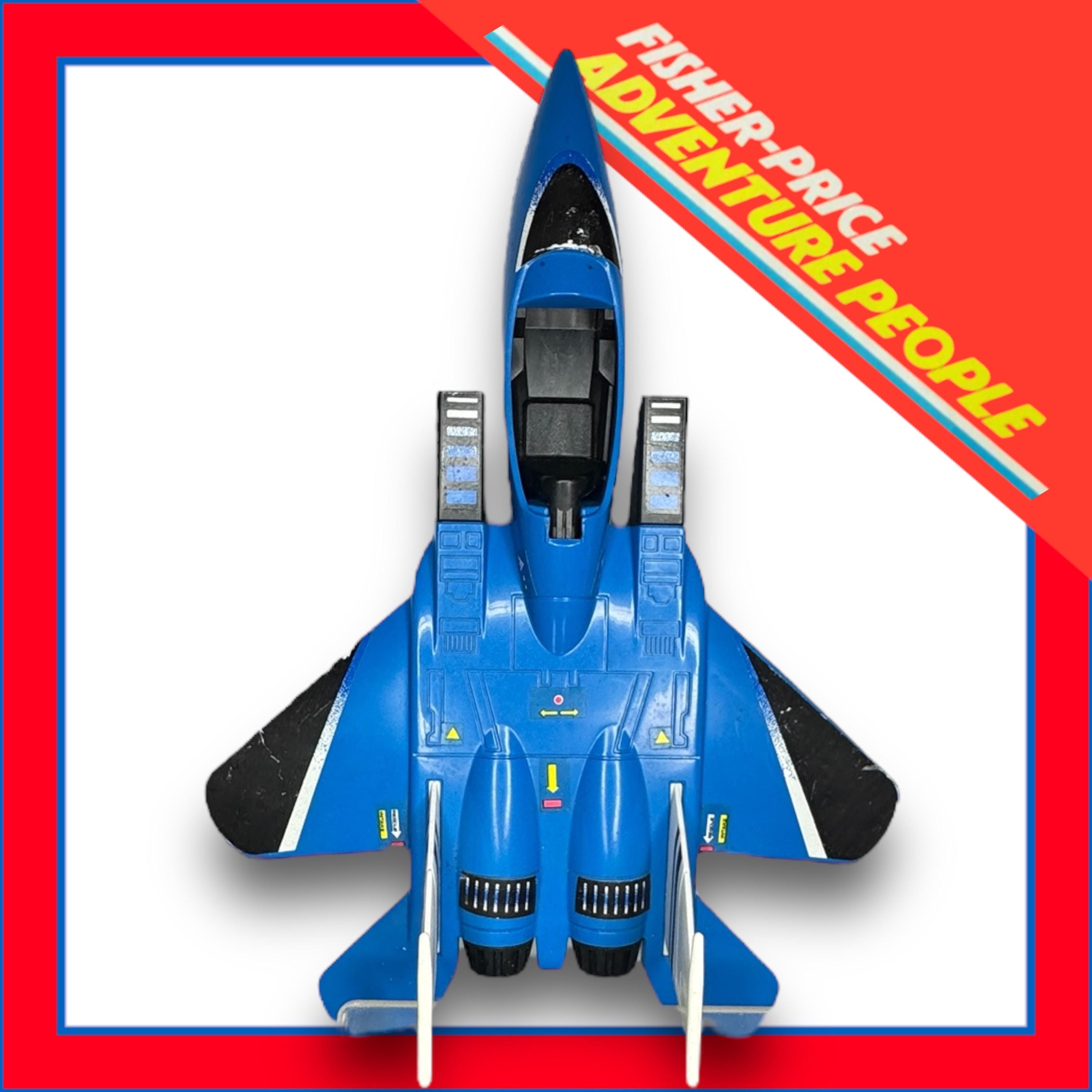 Turbo Hawk Jet Airplain With Jet Pilot Figure 1982 Adventure