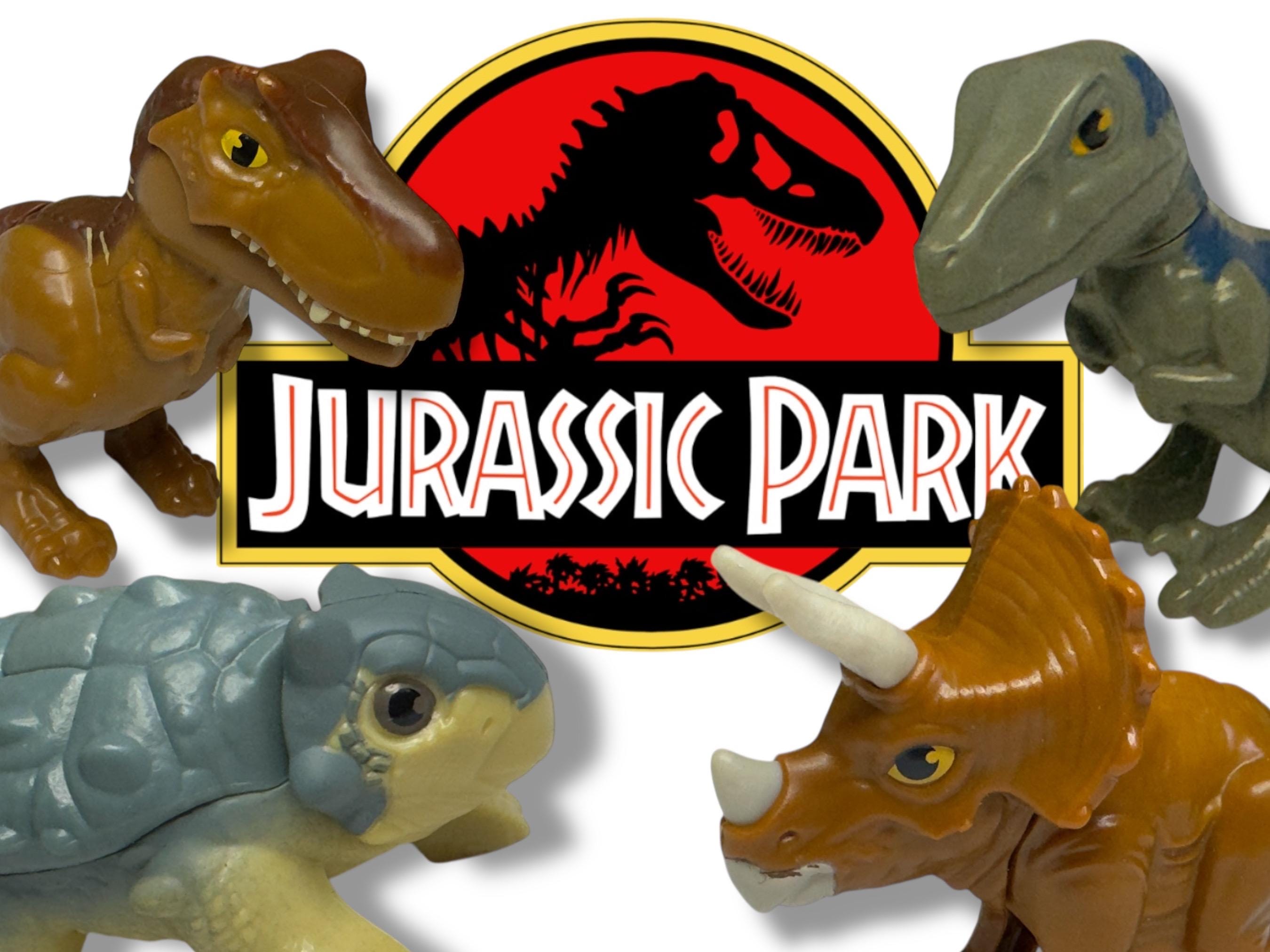 Cajita Feliz Jurassic World Juguetes De Mcdonalds Dinosaurios