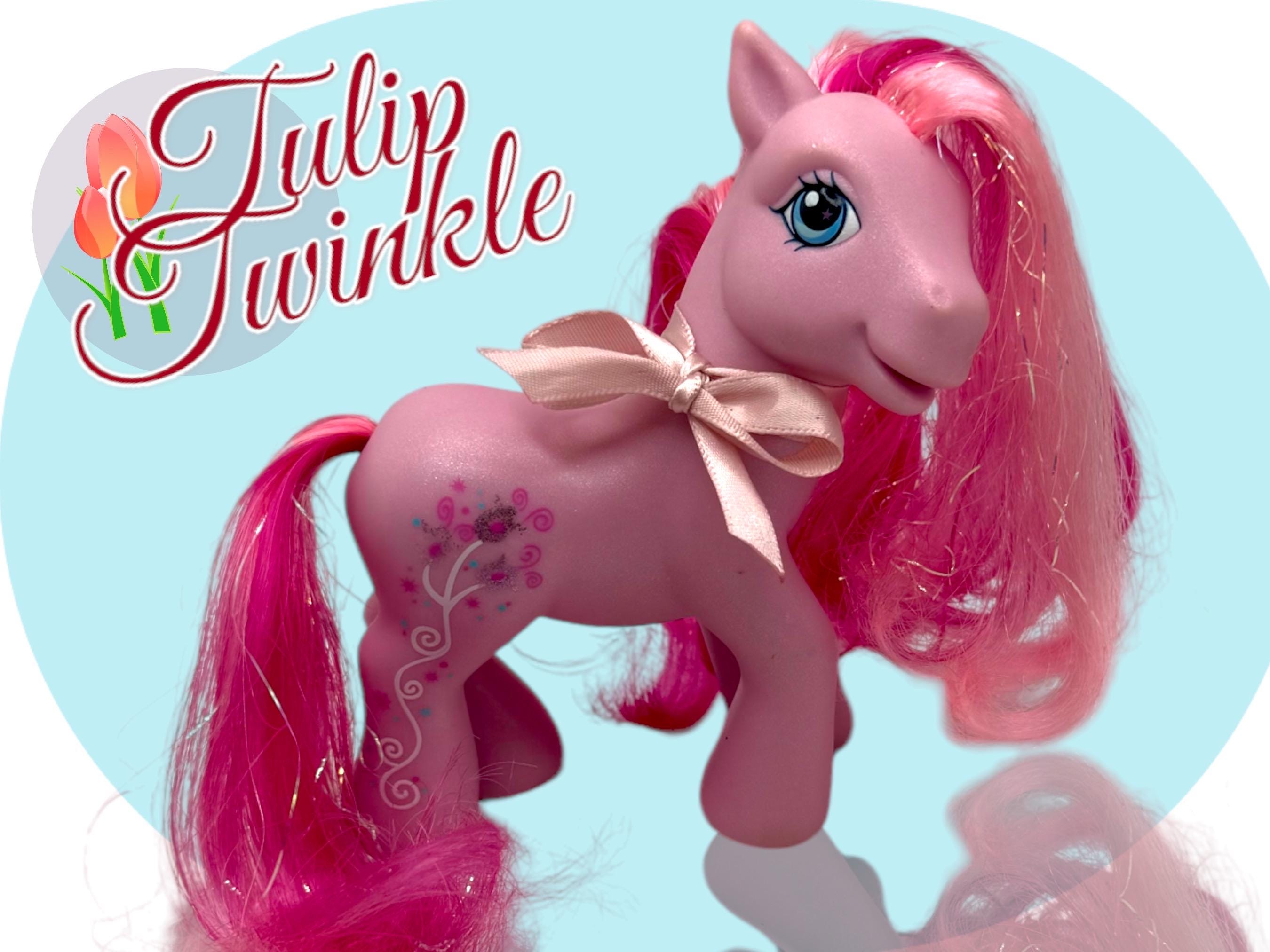 MLP Tulip Twinkle G3 My Little Pony Cutie Cascade 2006 Tinsel Hair