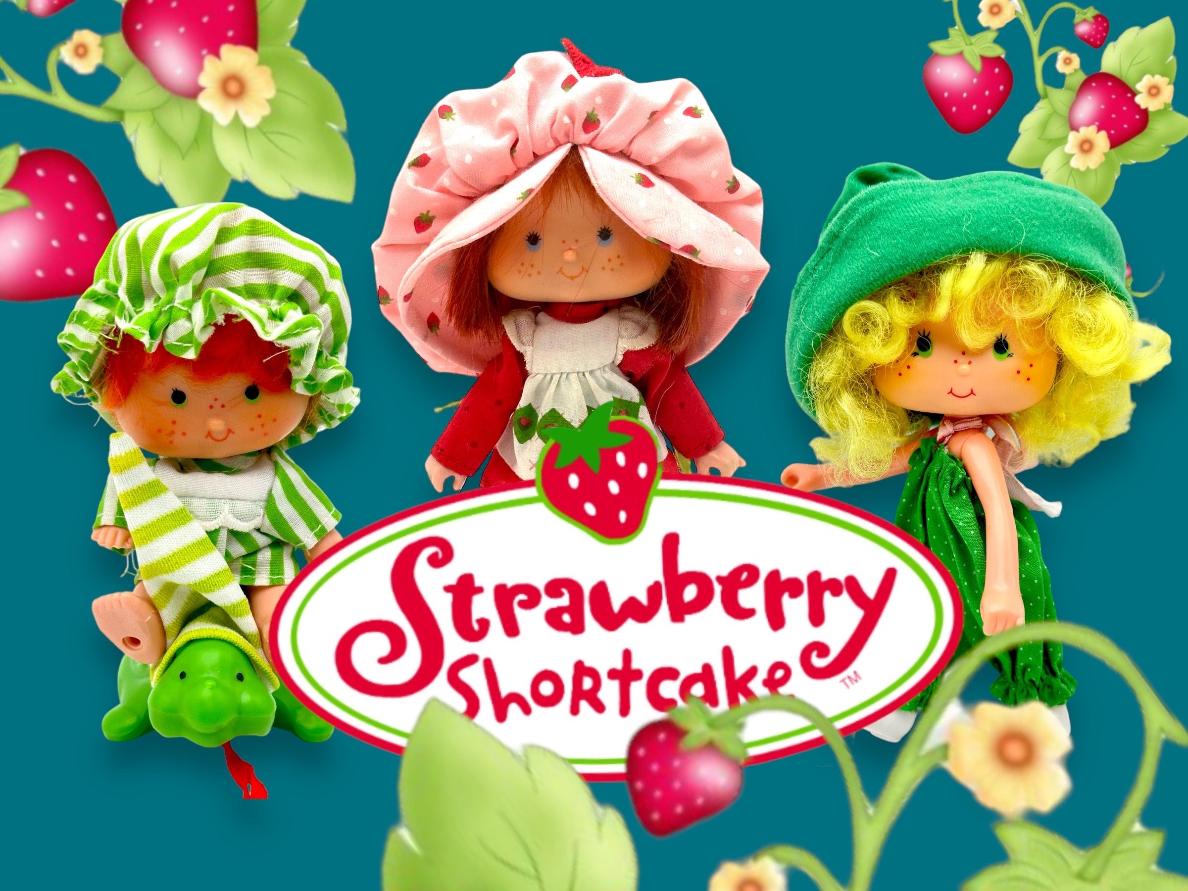 あずき様【USA vintage】Dream dolls SAMBO レストラン Kokeshi Doll by Akira Suzuki Strawberry Cake Ejiko Red