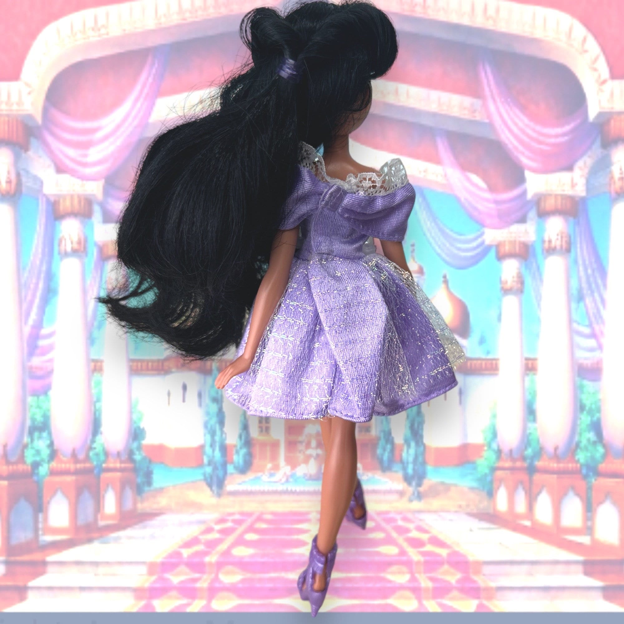 princess jasmine doll purple dress Disney Princess Jasmine Doll Dress & Rajah by American Girl