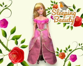 Sleeping Beauty, Disney Princess Aurora Doll, Pre loved