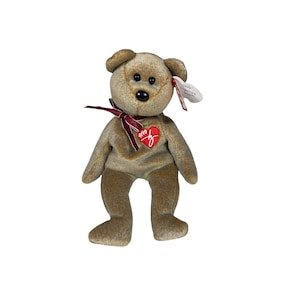 RARE 1999 Signature Bear with Errors, 1999 Signature Ty Beanie Babies, TY Beanie Baby Signature Bear, Beanie Babies, TY Beanie Baby Bear,Mer