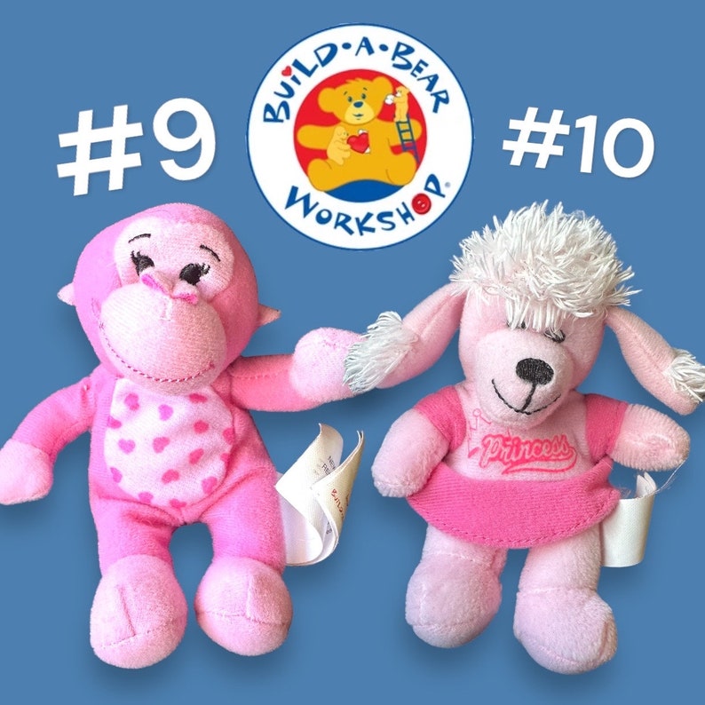 Build A Bear Workshop Mcdonald s Happy Meal Toy 3 Mini Plush 2006 07 